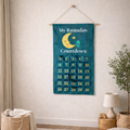 Ramadan Countdown Calendar with Embroidered Pockets