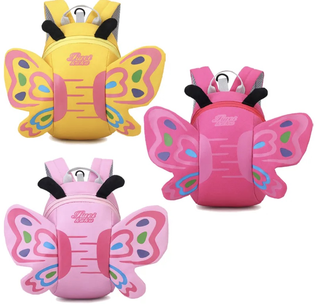 Kids 3D Butterfly Cartoon Backpack