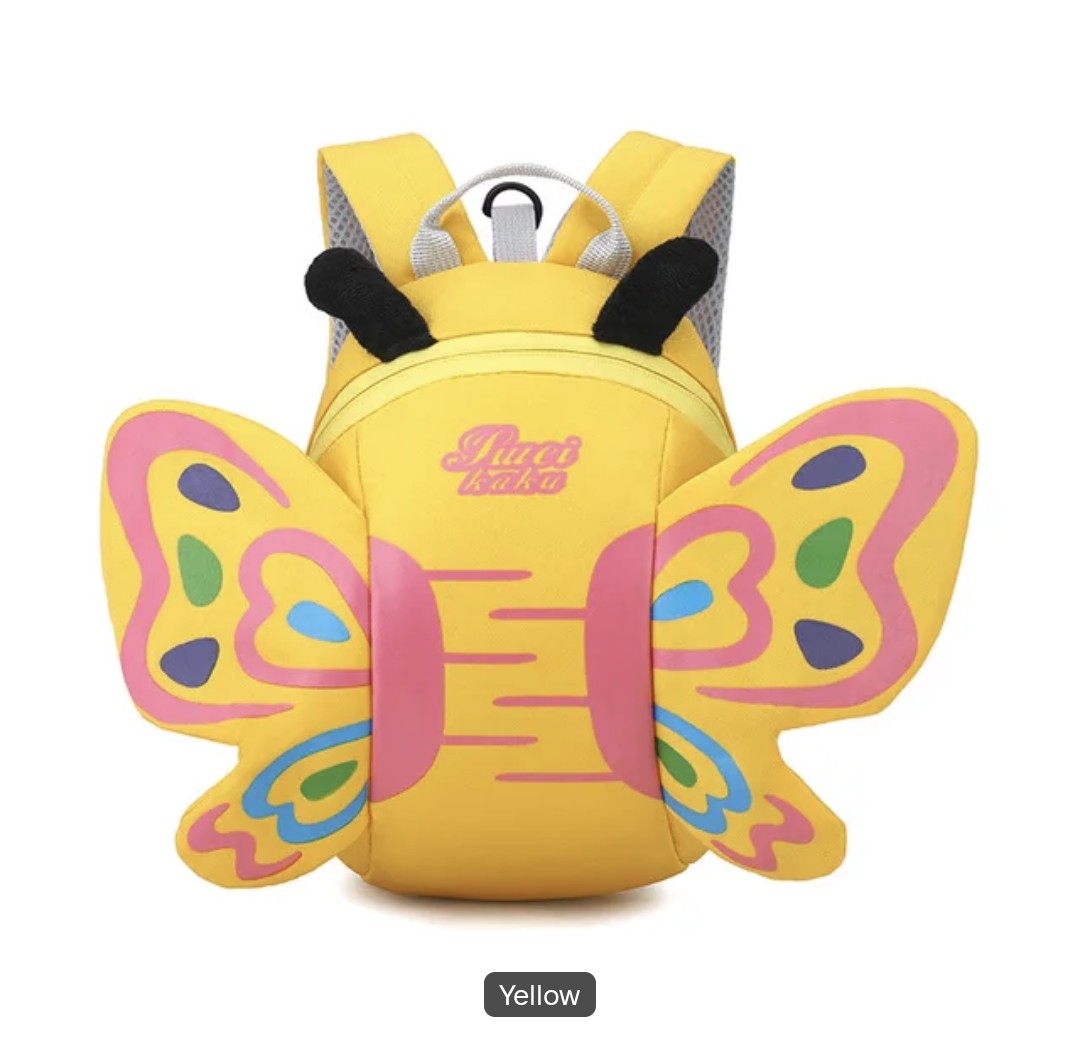 Kids 3D Butterfly Cartoon Backpack